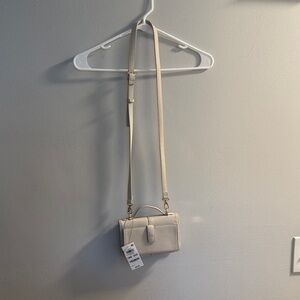 Elegant Cream Crossbody Bag